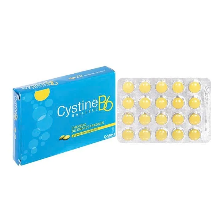 Cystine B6 Pháp (H/20v) – Tăng cường tóc, móng và hỗ trợ làm lành sắc tố da từ Pháp